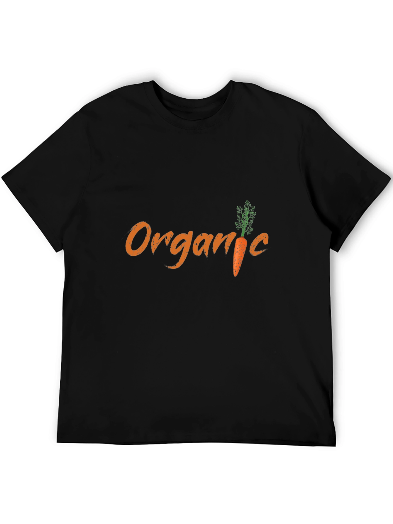 Organic Carrot Graphic Tee - Soft Cotton Blend