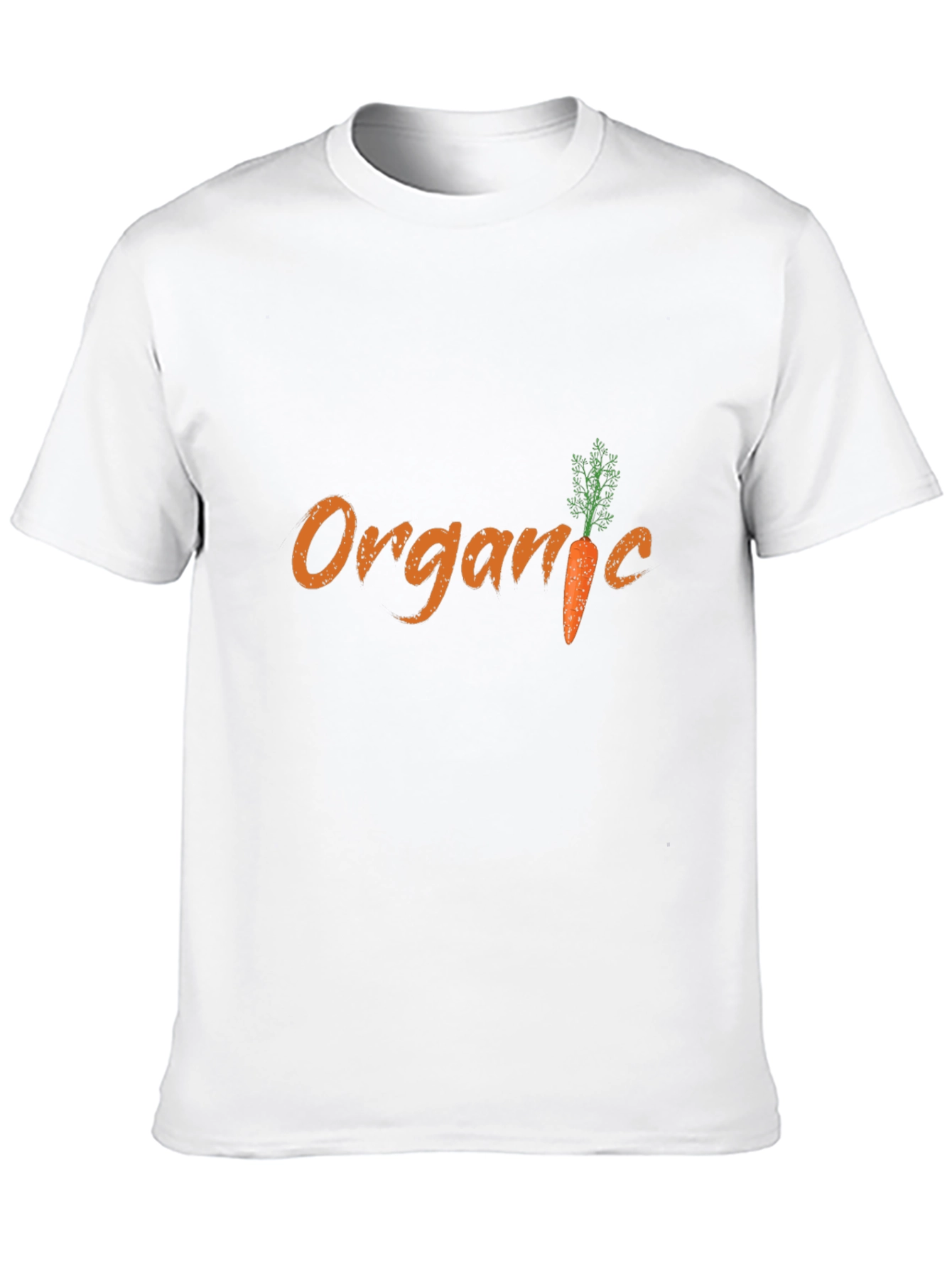 Organic Carrot Graphic Tee - Soft Cotton Blend