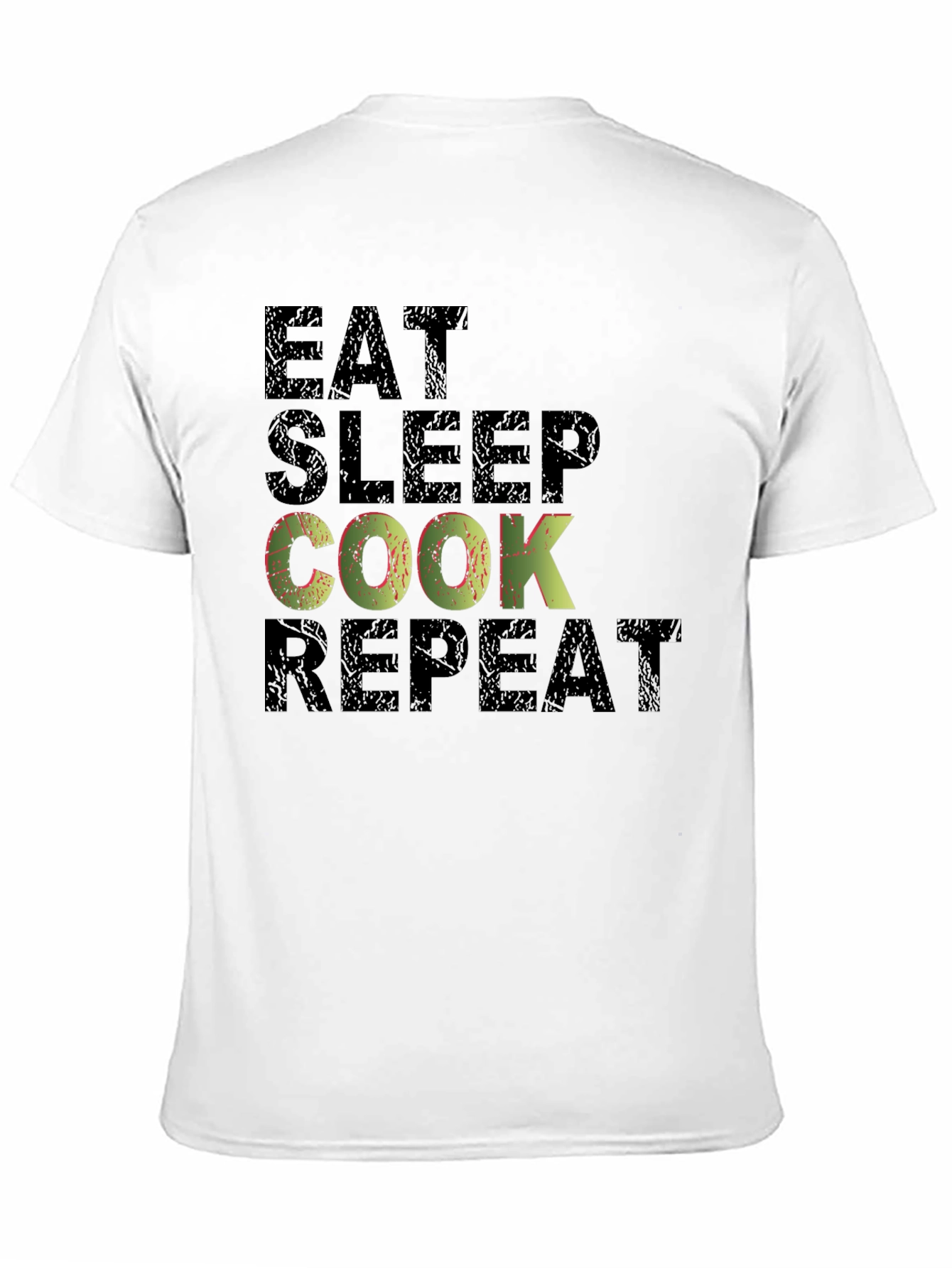 Eat Sleep Cook Repeat Graphic T-Shirt