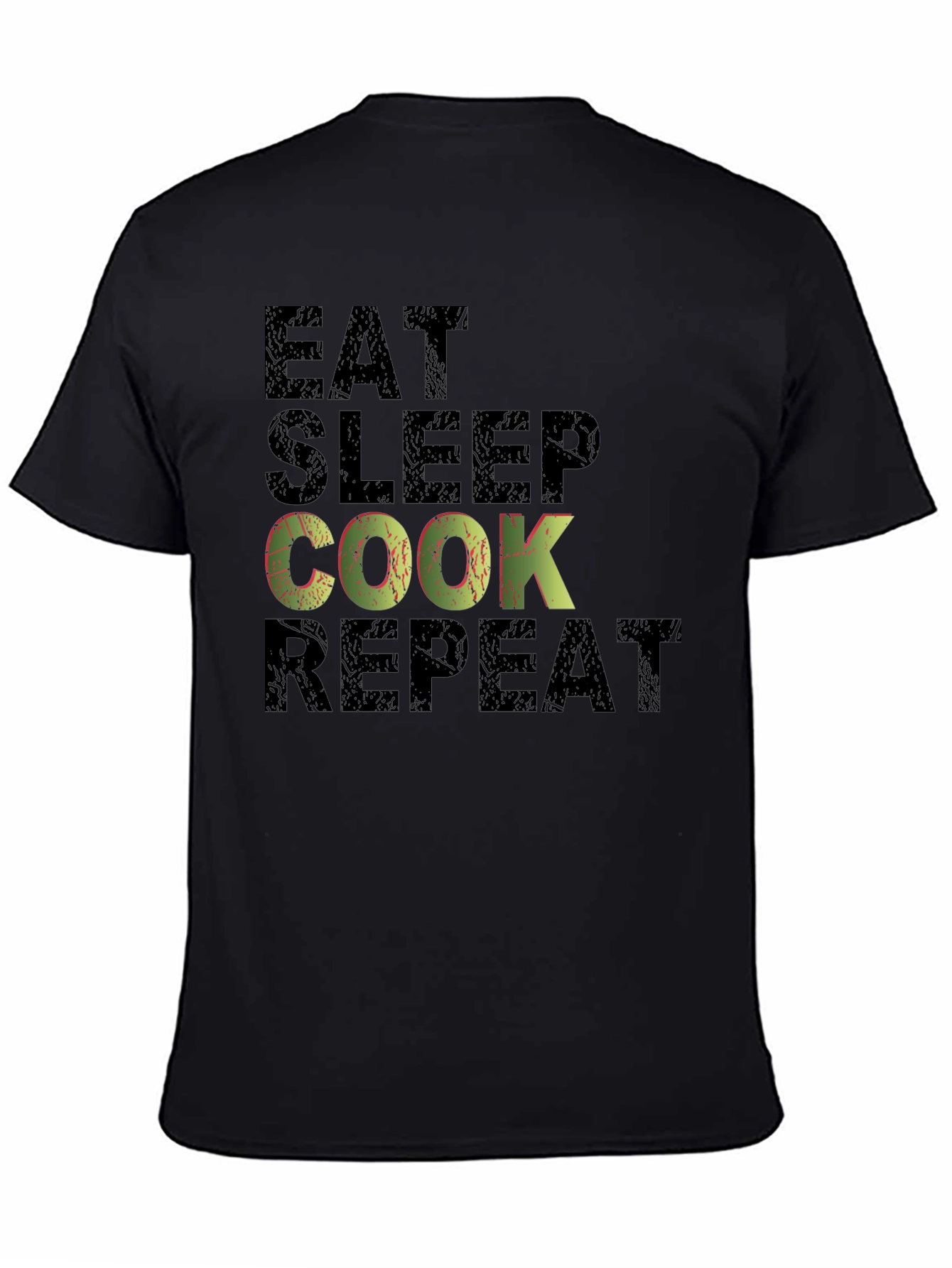 Eat Sleep Cook Repeat Graphic T-Shirt