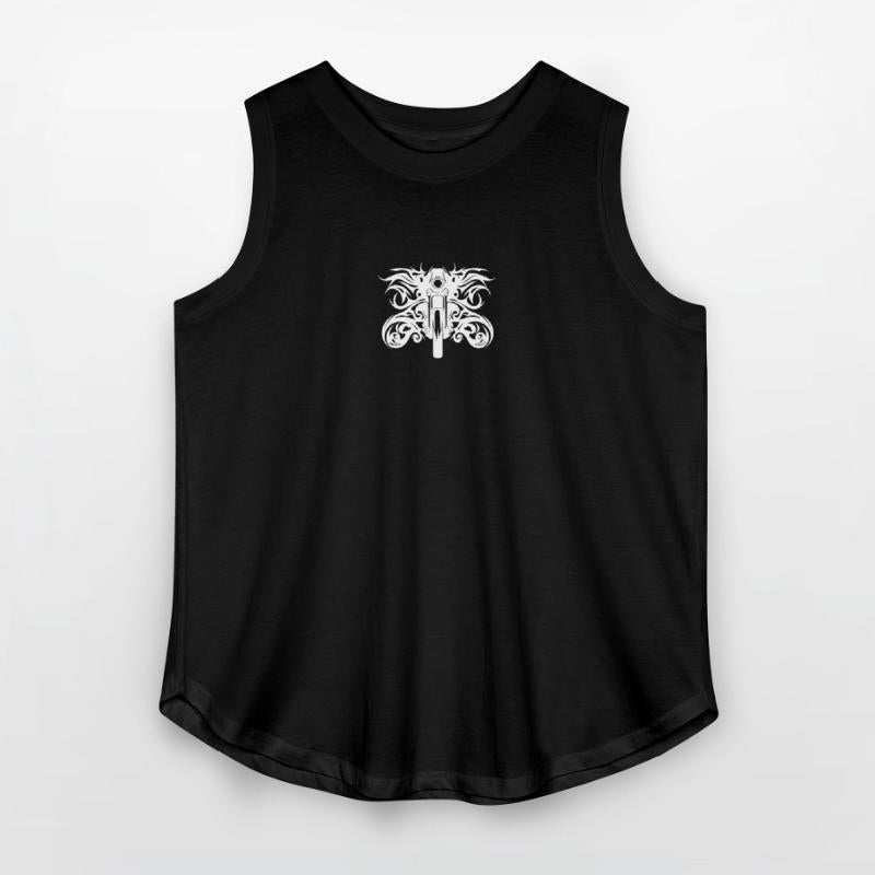 Tattoo Wild Flames Style Motor Racing