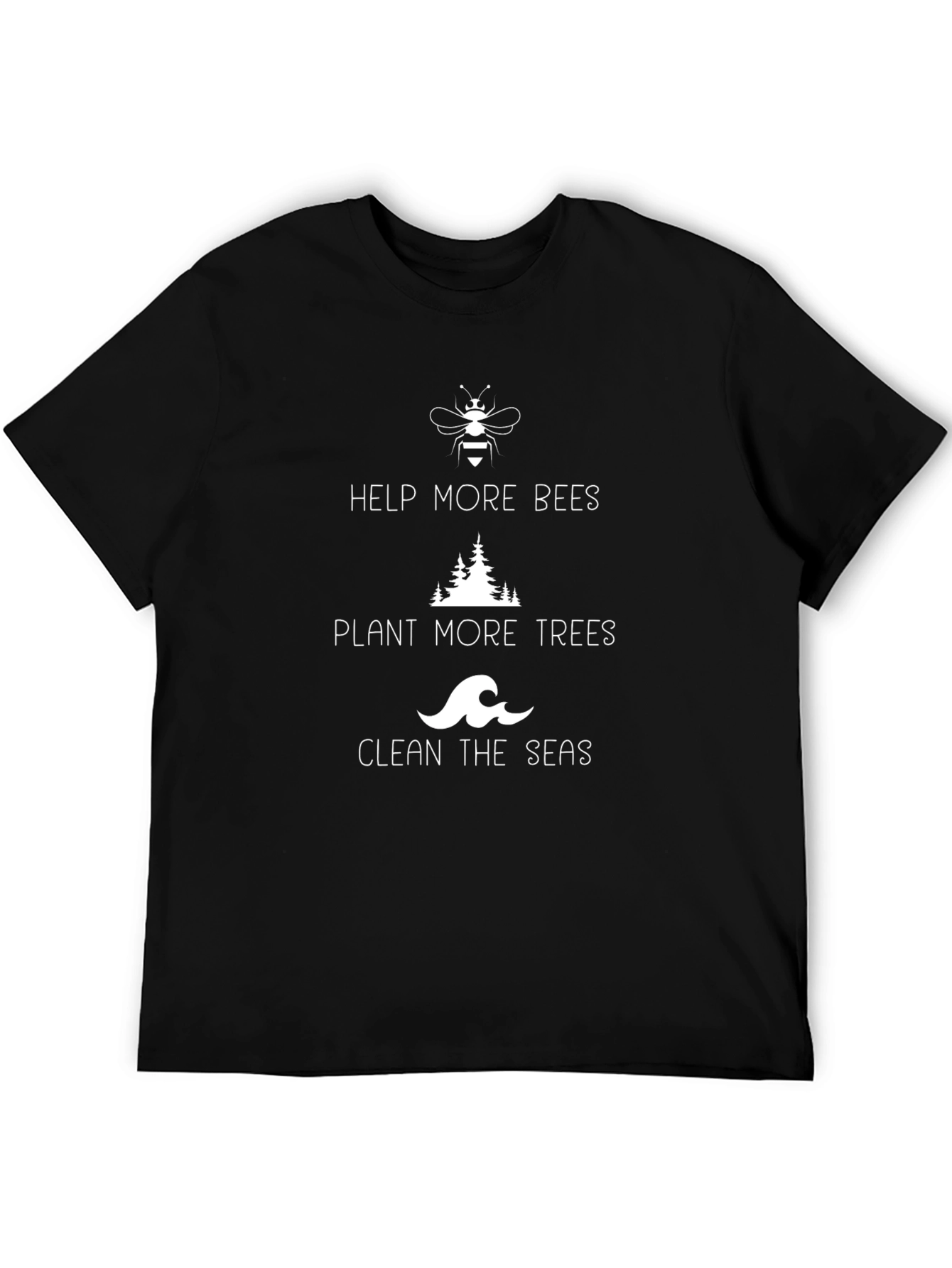 Eco-Friendly Slogan T-Shirt