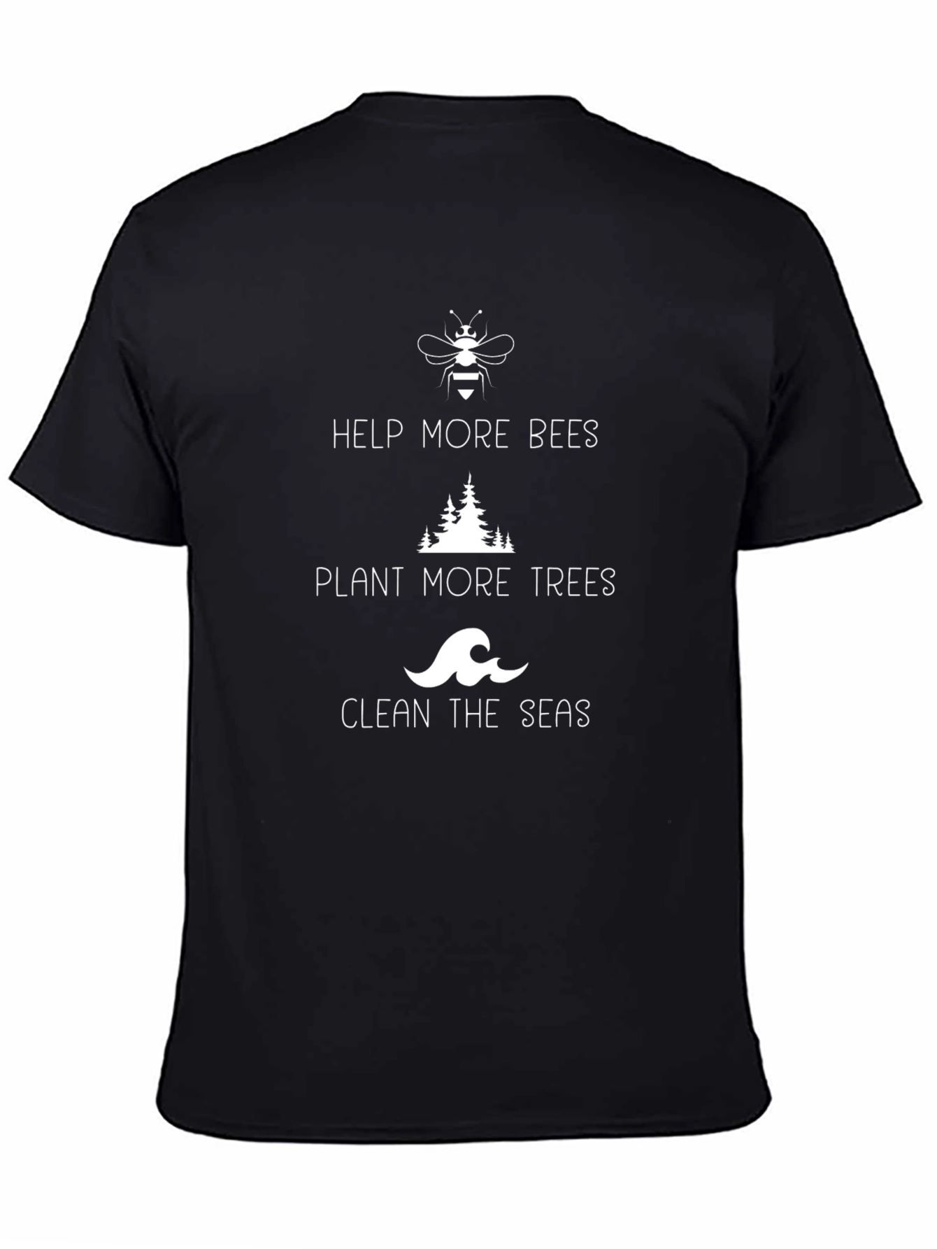 Eco-Friendly Slogan T-Shirt