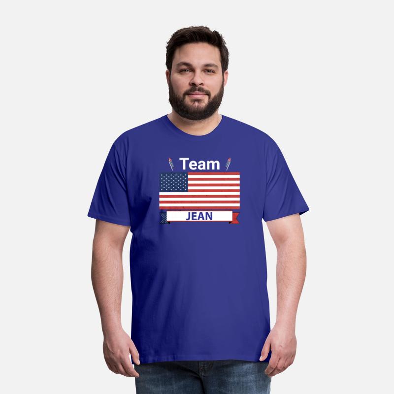 Team Jean USA American Flag Stars Stripe