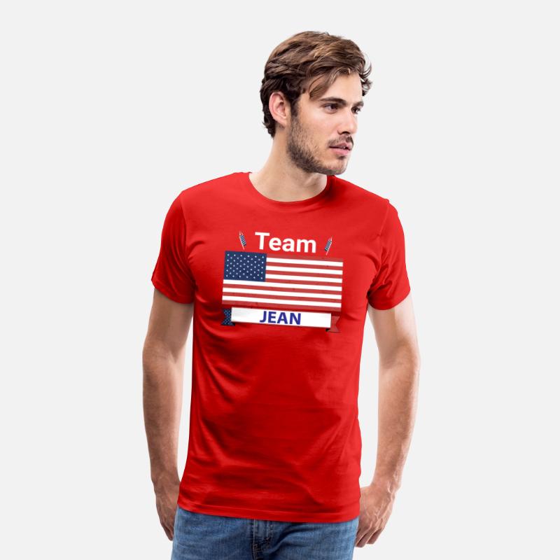 Team Jean USA American Flag Stars Stripe