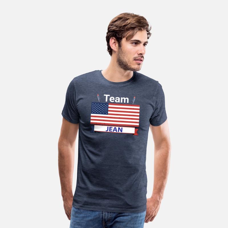 Team Jean USA American Flag Stars Stripe