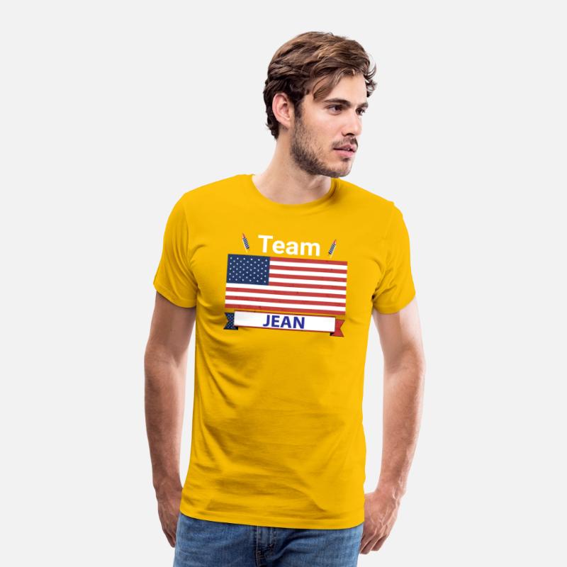 Team Jean USA American Flag Stars Stripe