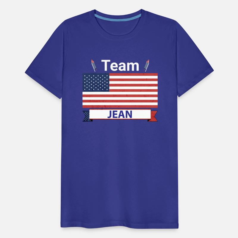 Team Jean USA American Flag Stars Stripe
