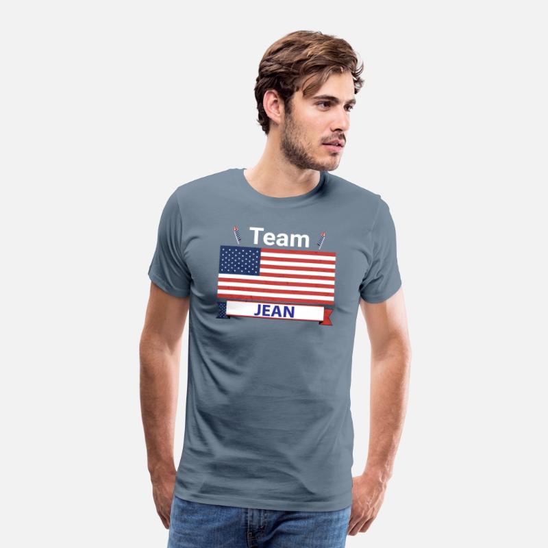 Team Jean USA American Flag Stars Stripe
