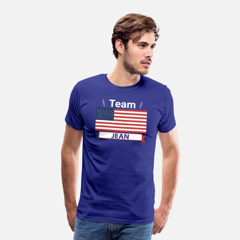 Team Jean USA American Flag Stars Stripe
