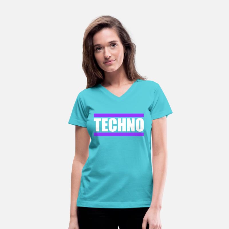 Techno Music Love Letters Quote Dance Party Logo