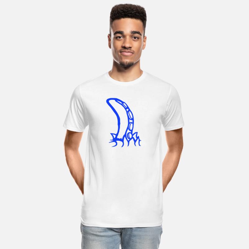 Tentacles octopus monster torn shirt alien ground