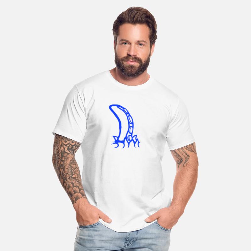 Tentacles octopus monster torn shirt alien ground