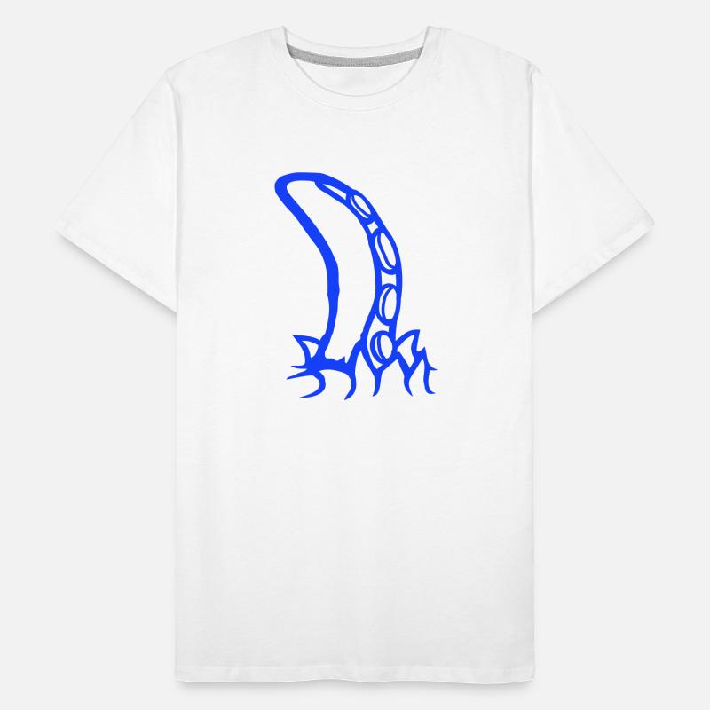 Tentacles octopus monster torn shirt alien ground