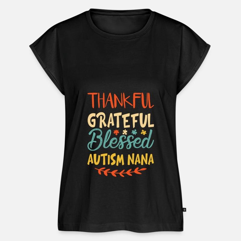 Thankful Grateful Blessed Autism Nana Vintage