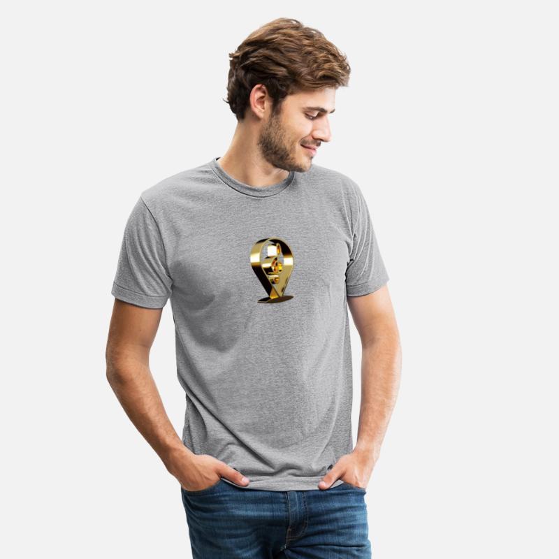 The gold trebles logo t shirt