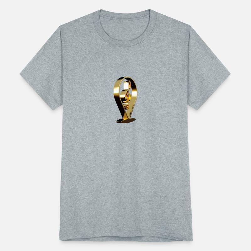 The gold trebles logo t shirt