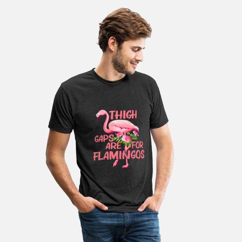 Thigh Gaps Are For Flamingos Funny Fitness Lover