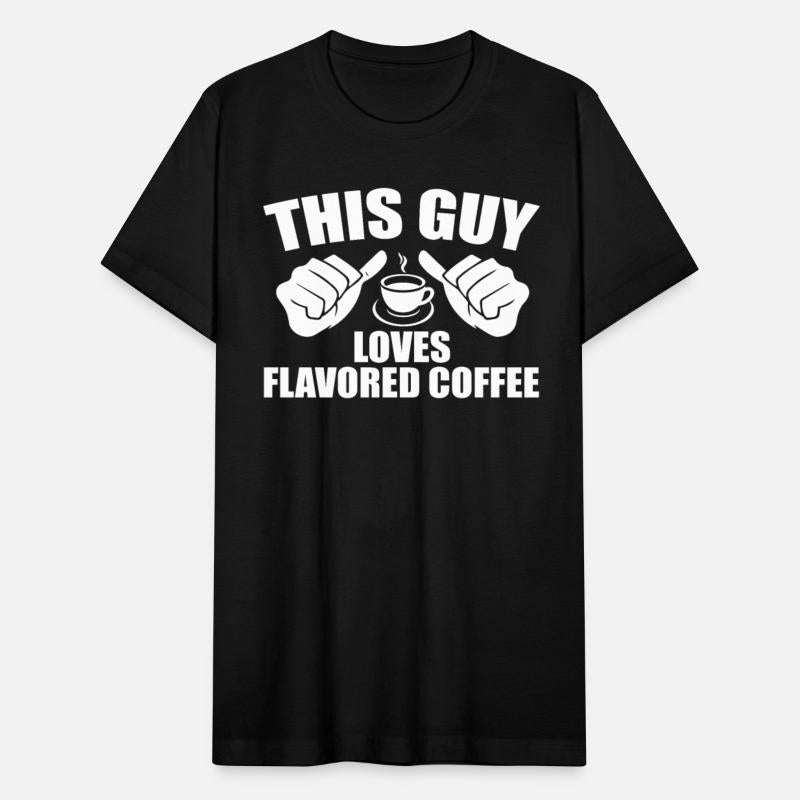 This Guy Loves Flavored Coffee