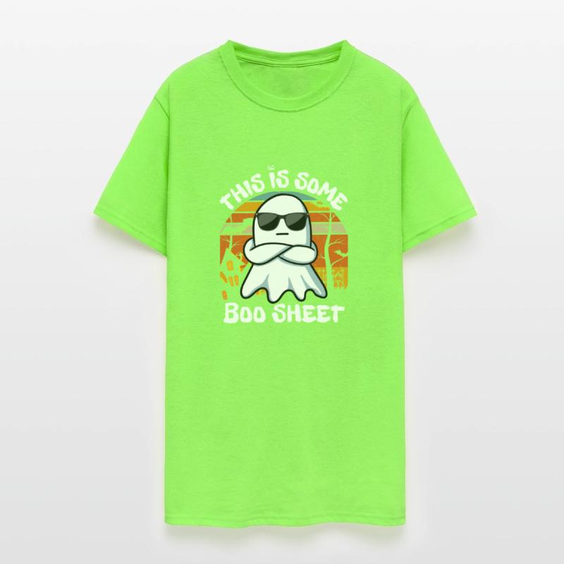 This Is Boo Sheet Ghost Retro Funny Halloween Cost