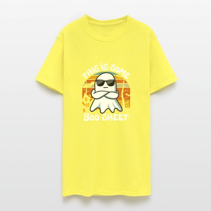 This Is Boo Sheet Ghost Retro Funny Halloween Cost