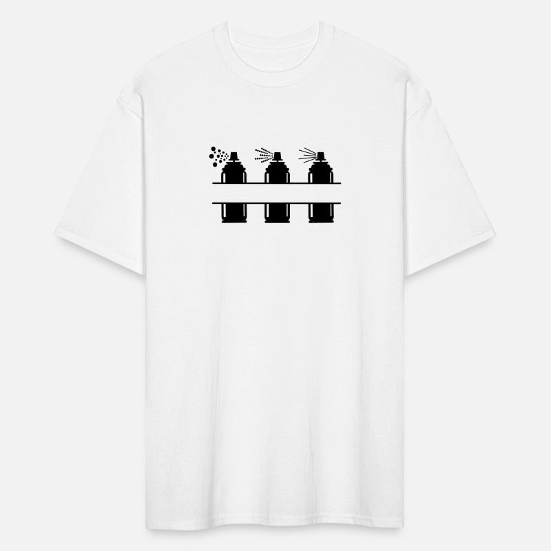 Three spray paint cans