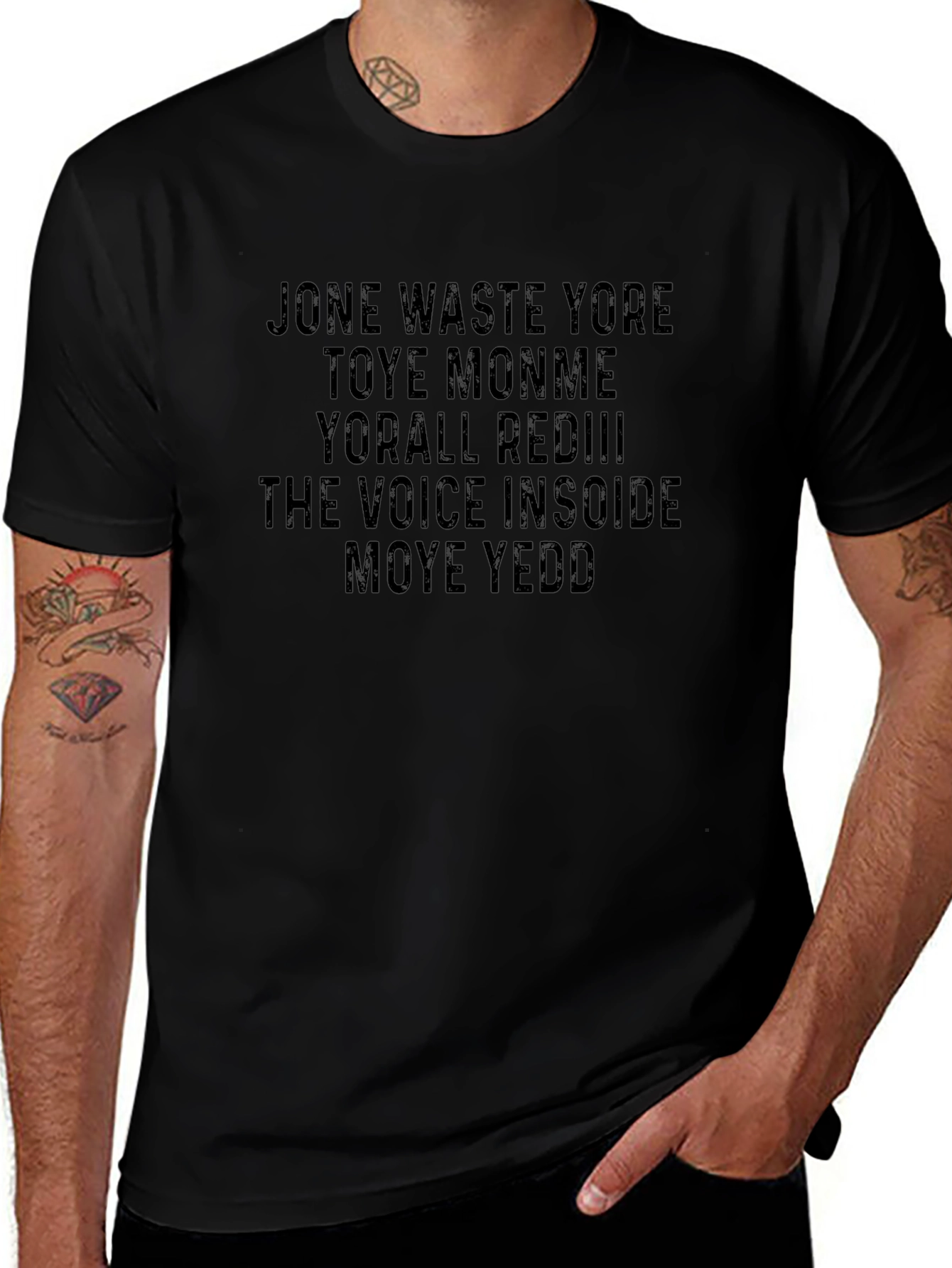 Jone Waste Yore T-Shirt - Funny Slogan Tee