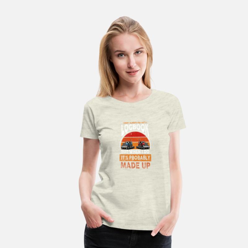 Trailer Truck Made Up Logbook Driving Trucker