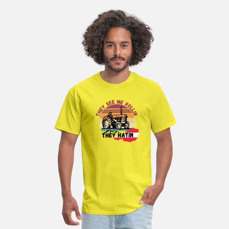 Traktor Oldi Comic Retro Design