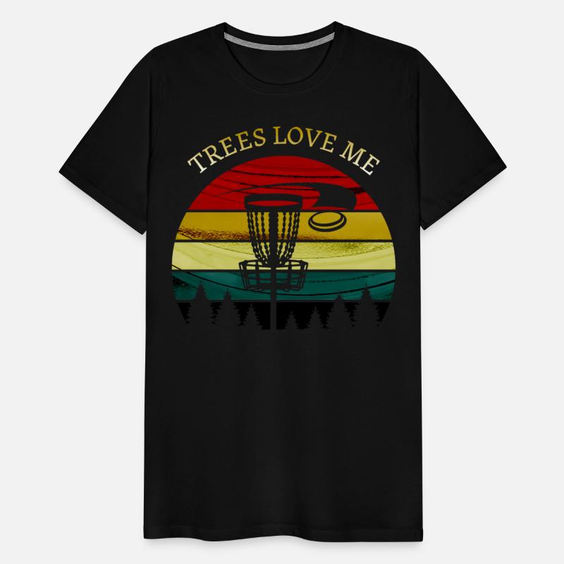 Trees love me - funny disc golf design