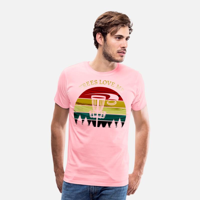 Trees love me - funny disc golf design