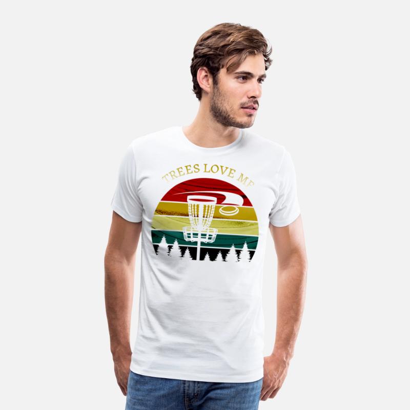 Trees love me - funny disc golf design