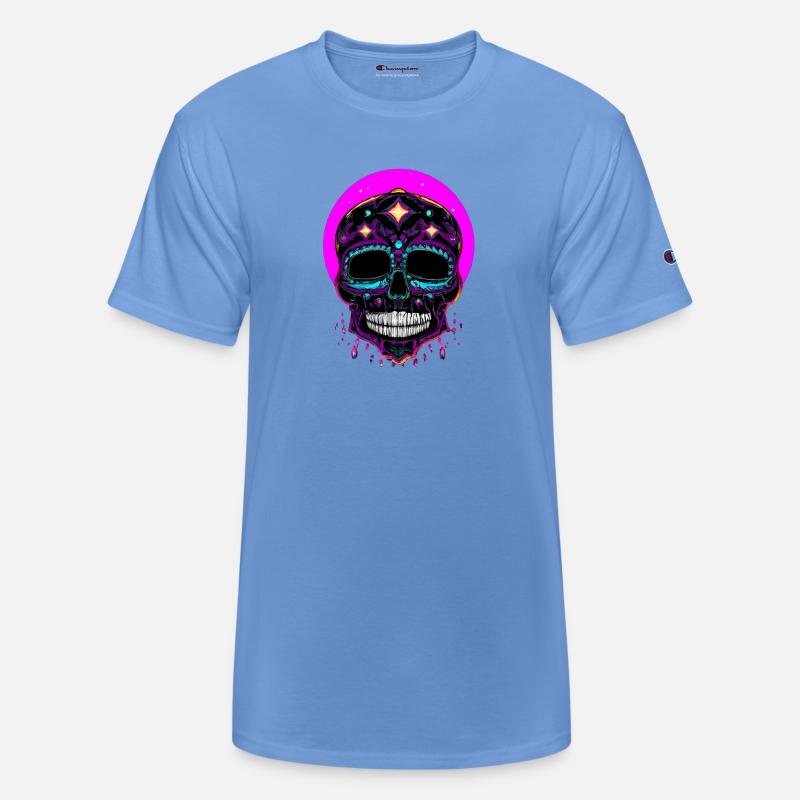 Trippy Galaxy Themed Skull