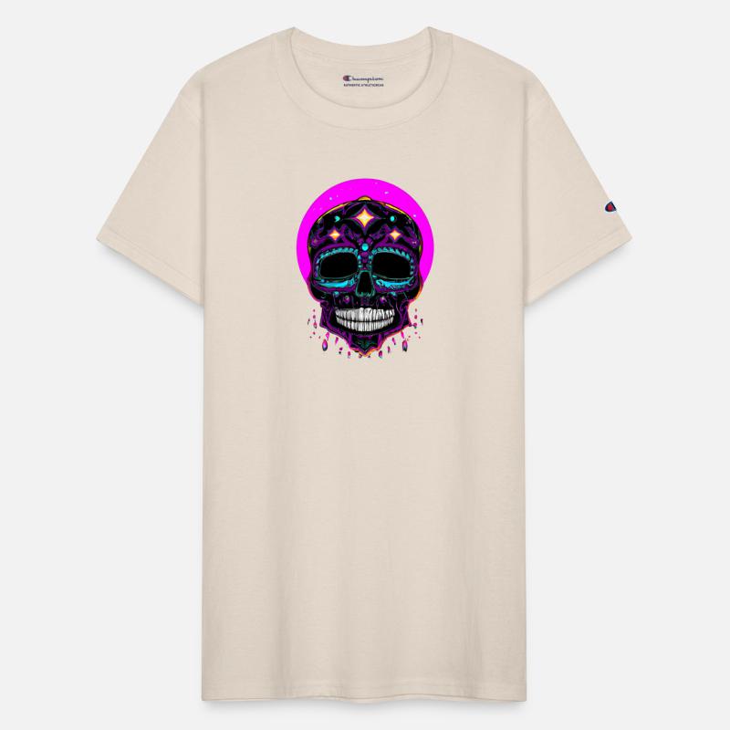 Trippy Galaxy Themed Skull