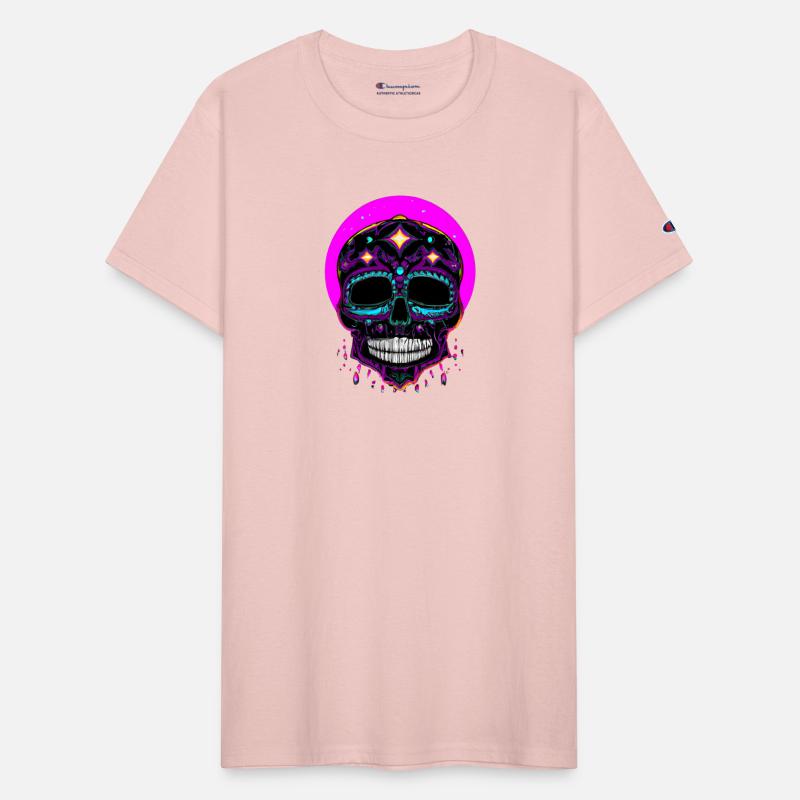 Trippy Galaxy Themed Skull