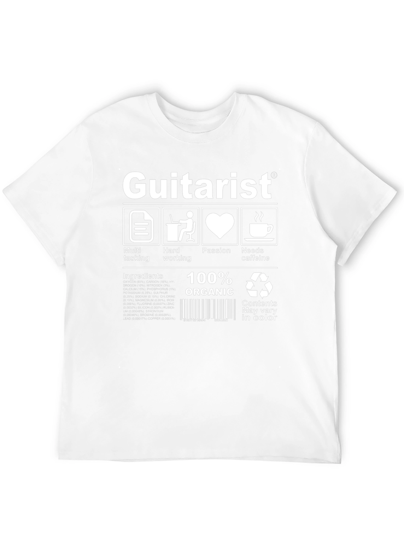 Guitarist T-Shirt - Funny Musician Tee