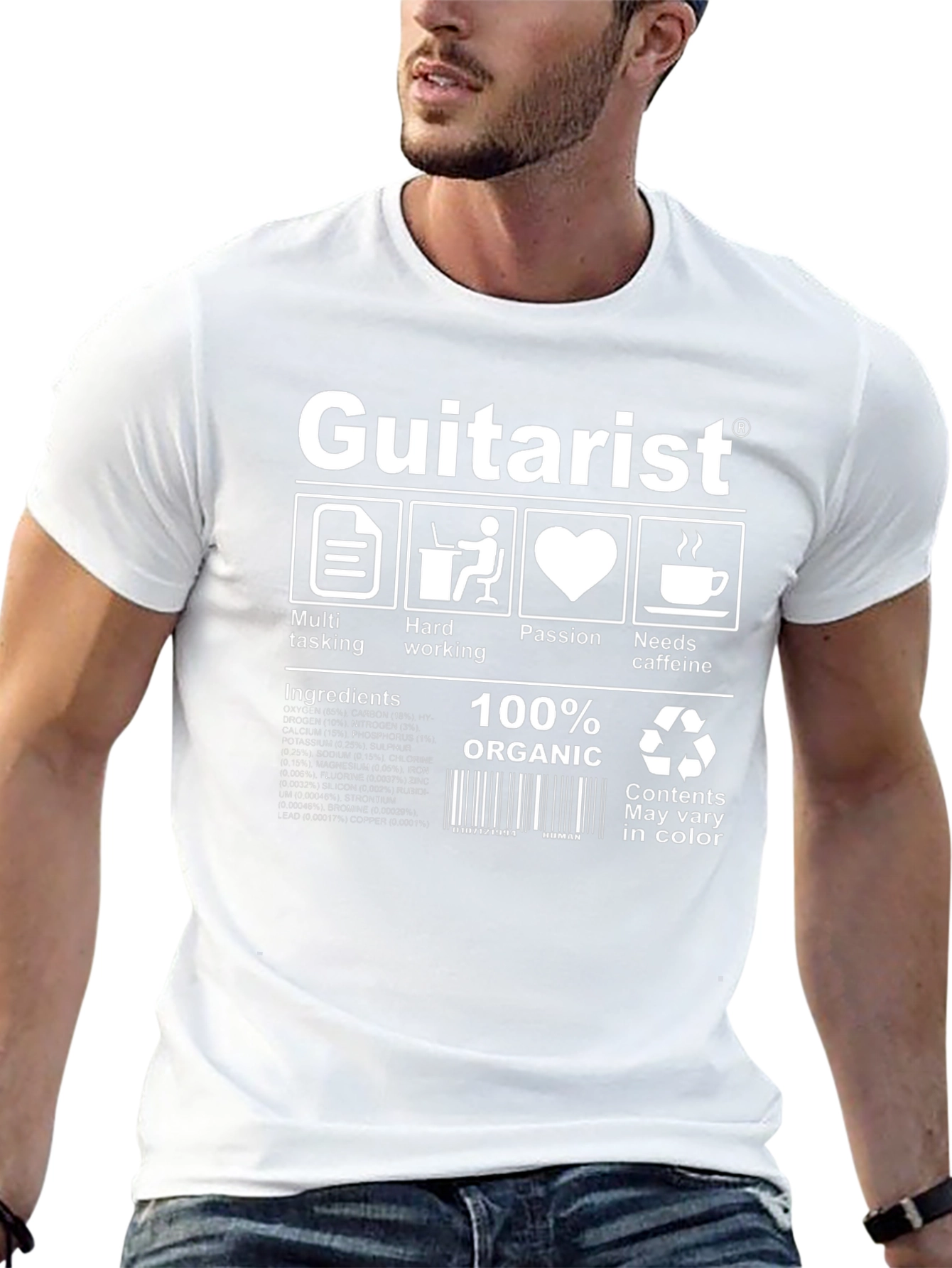 Guitarist T-Shirt - Funny Musician Tee