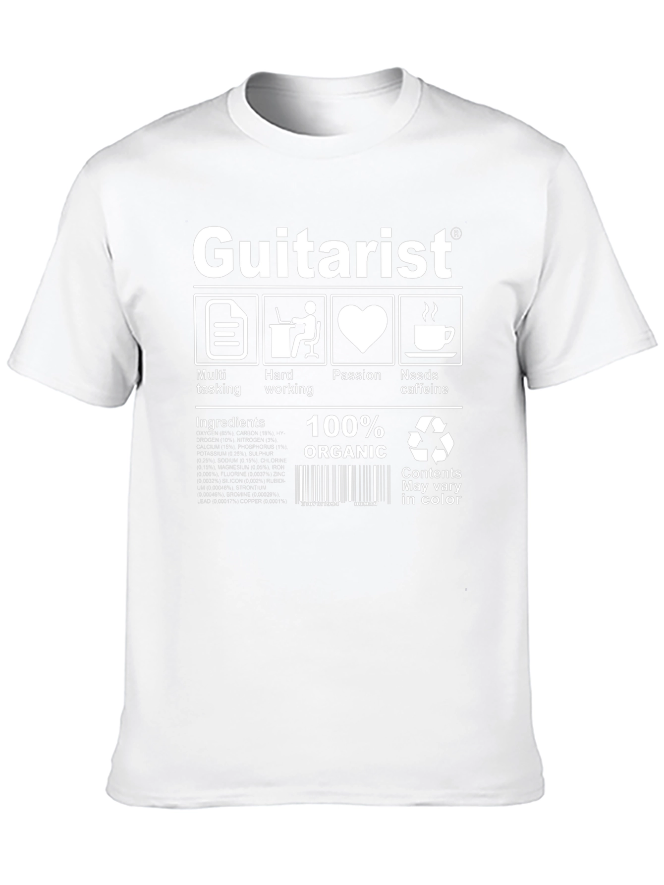 Guitarist T-Shirt - Funny Musician Tee