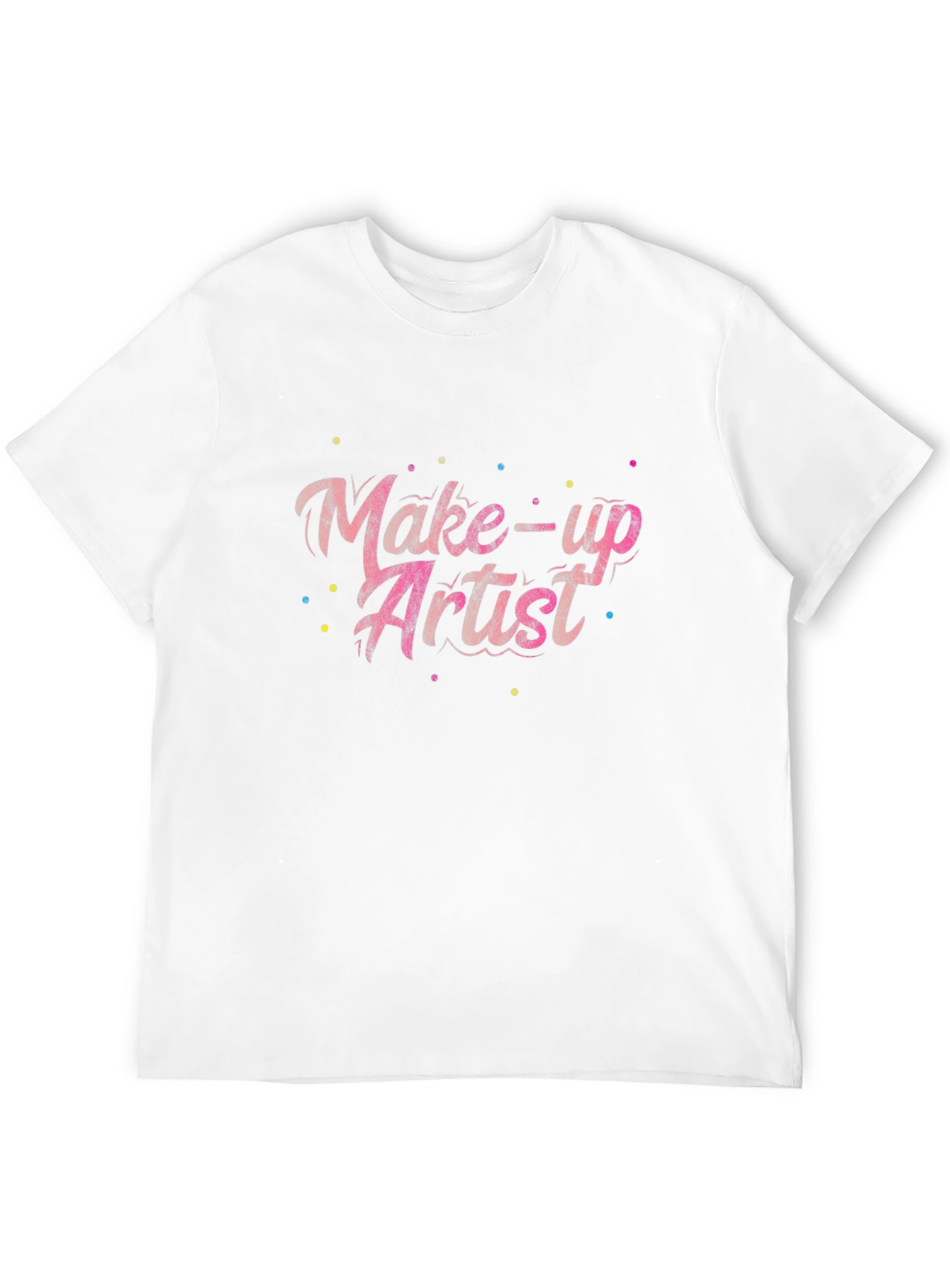Make-up Artist Black Graphic T-Shirt