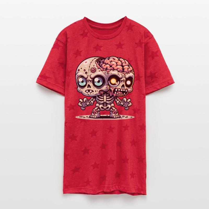 Two-Headed Zombie Skeleton – Creepy Mutant Brain