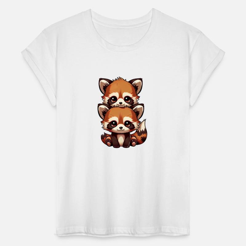 Two red pandas brother sister panda animal baby