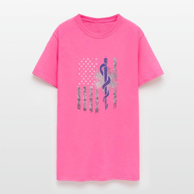 Two-Sided Emt First Responder American Flag Idea