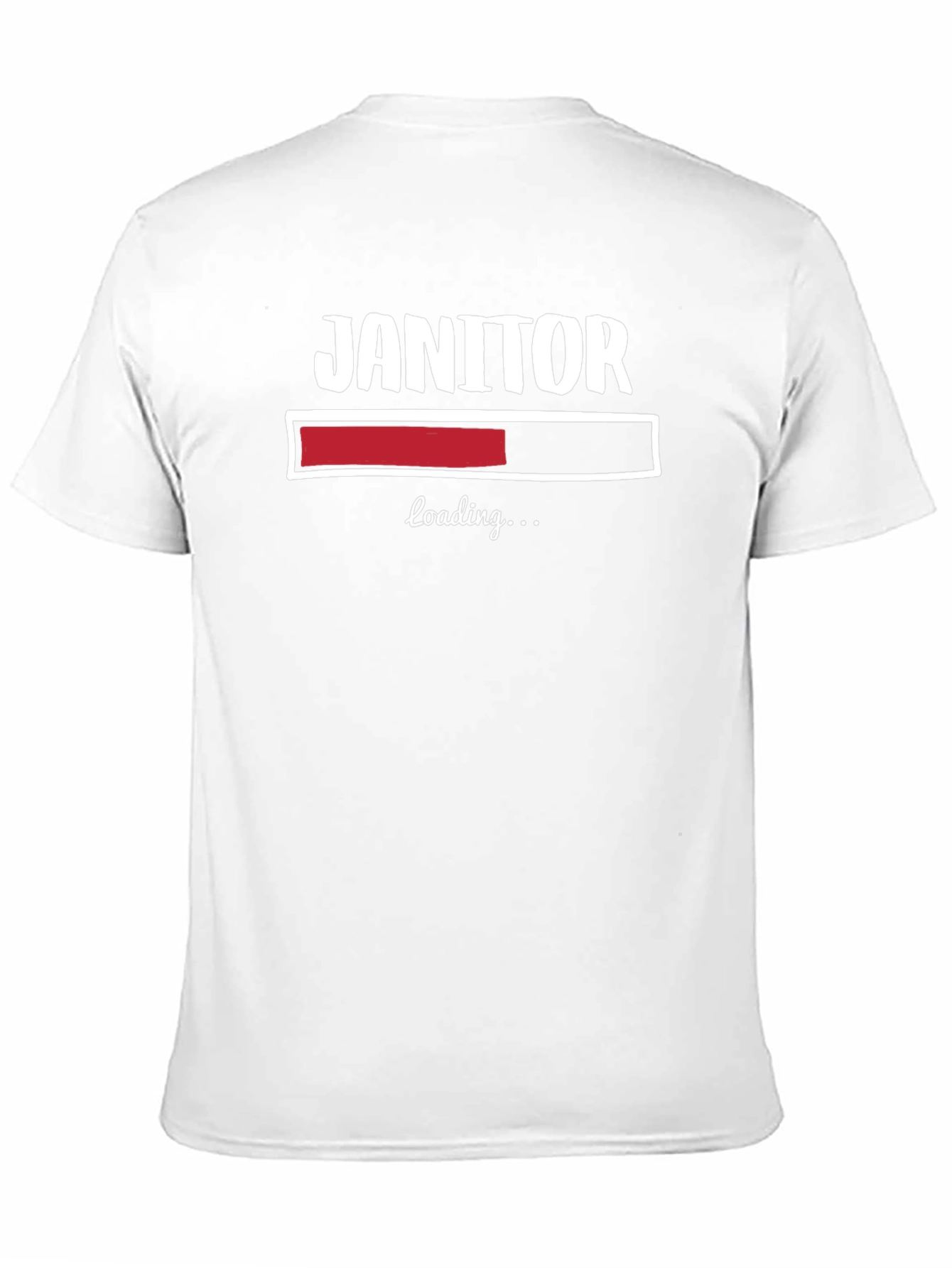 Janitor Loading T-Shirt - Funny Cleaning Crew Apparel