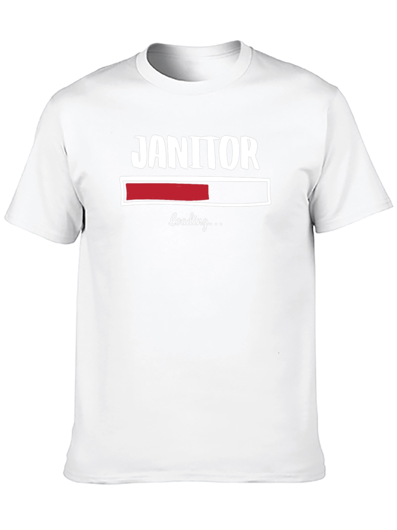Janitor Loading T-Shirt - Funny Cleaning Crew Apparel