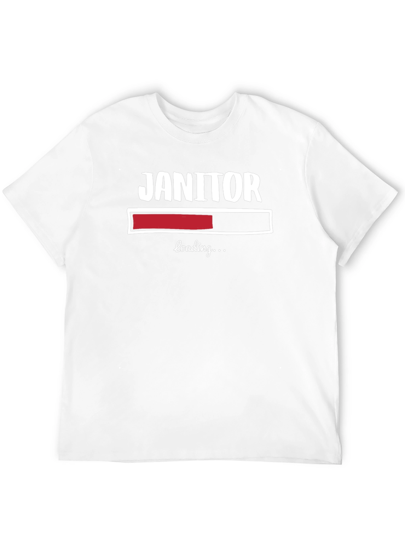 Janitor Loading T-Shirt - Funny Cleaning Crew Apparel