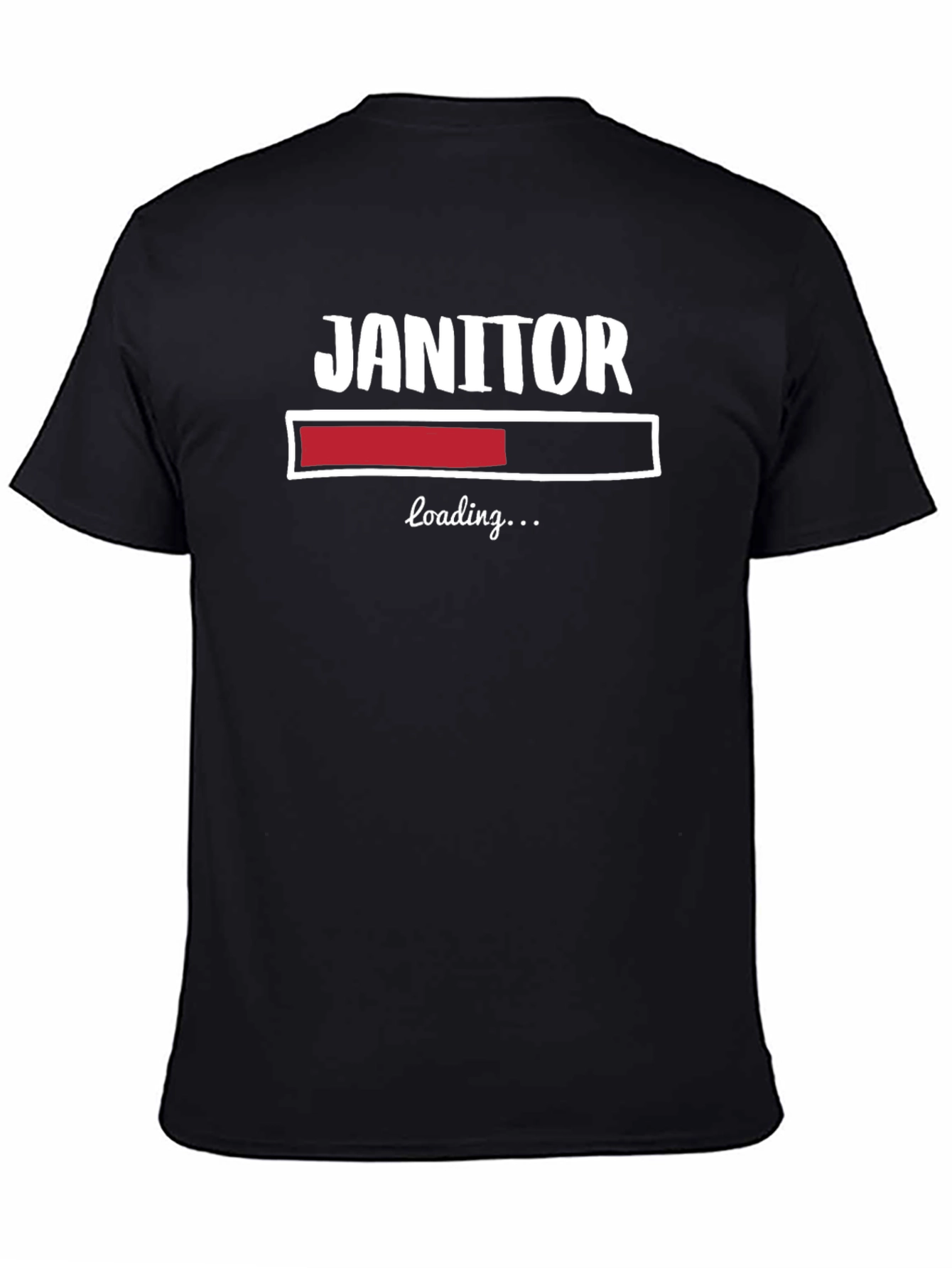 Janitor Loading T-Shirt - Funny Cleaning Crew Apparel