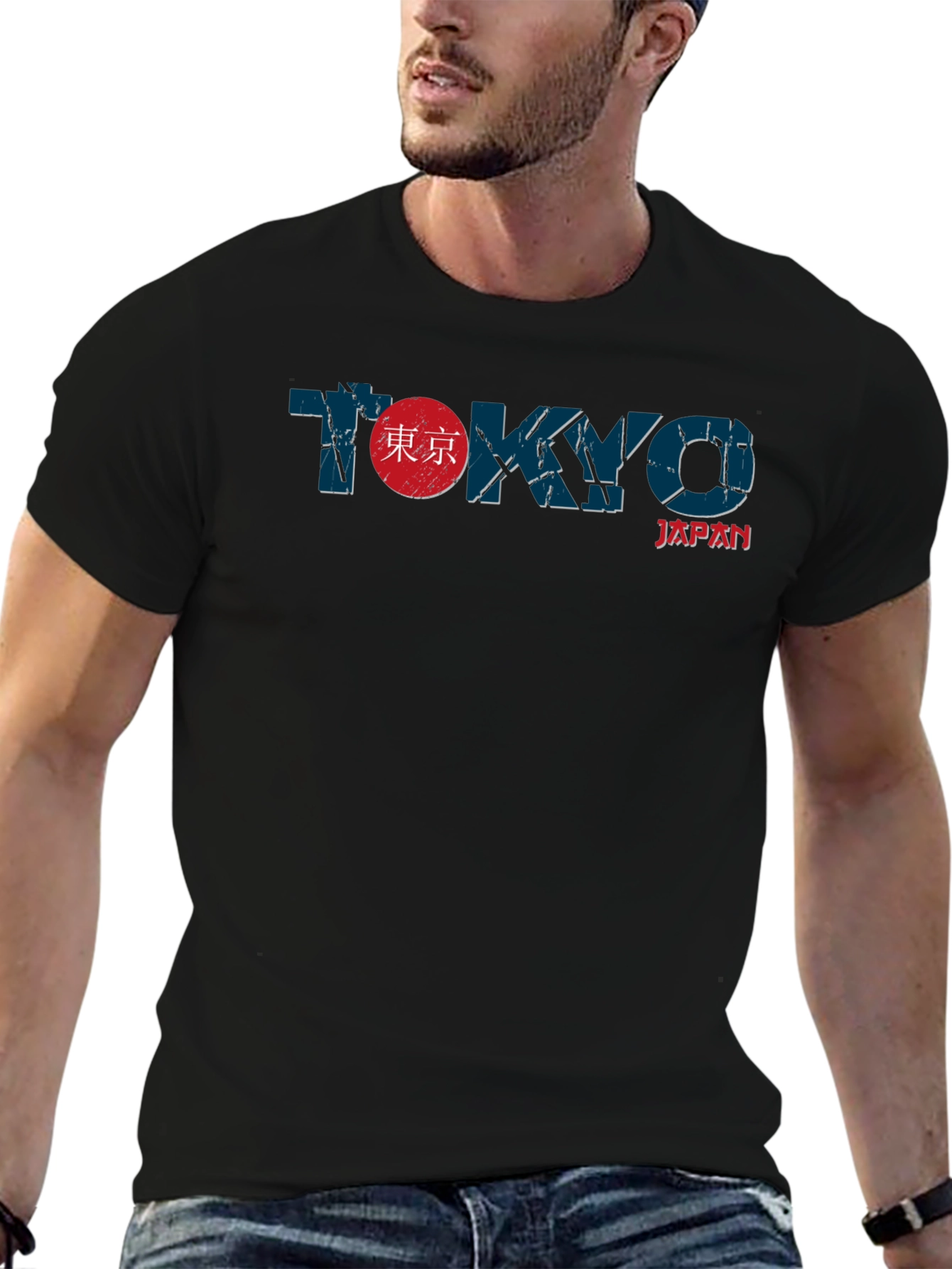 Tokyo Japan Graphic Print Mens T-Shirt