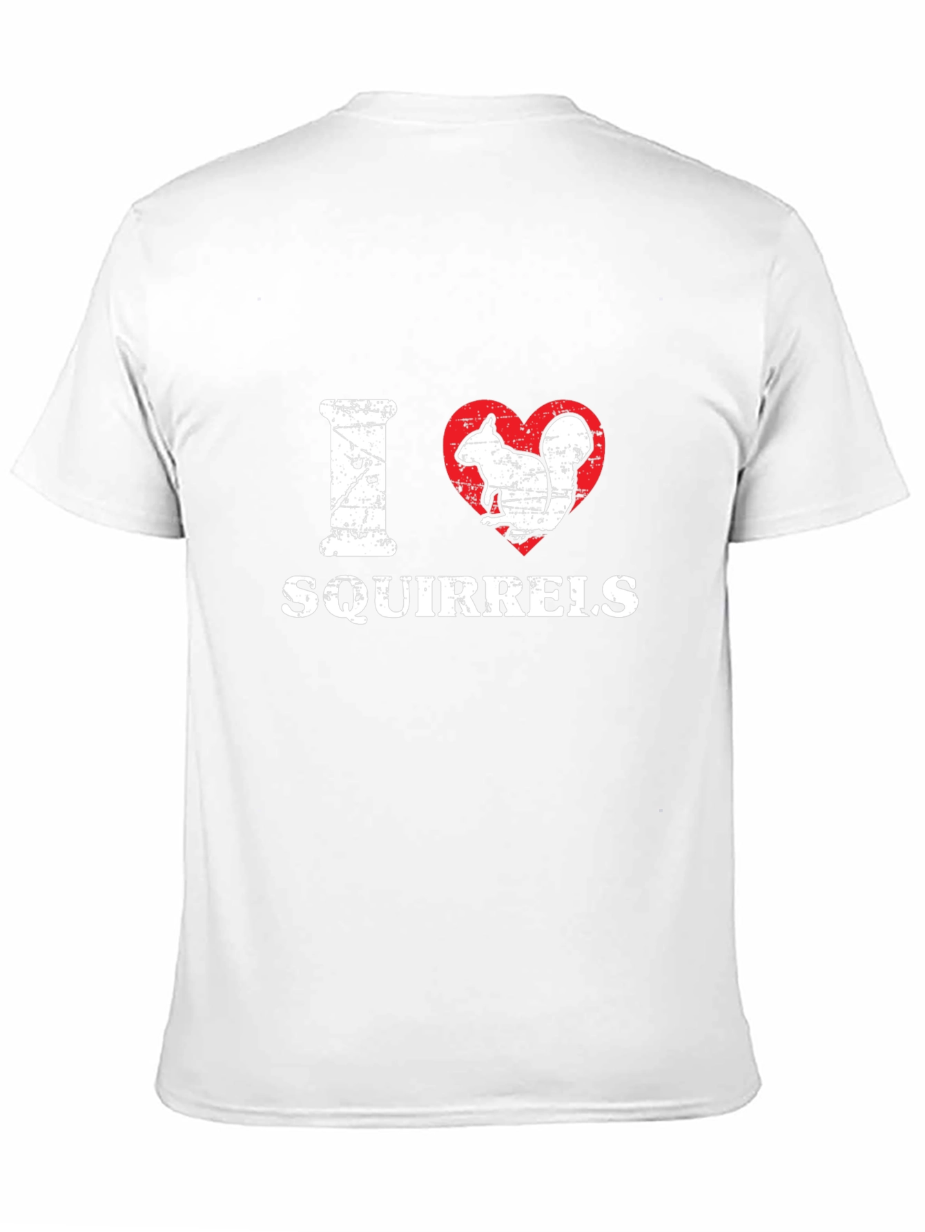 I Heart Squirrels Black Graphic T-Shirt