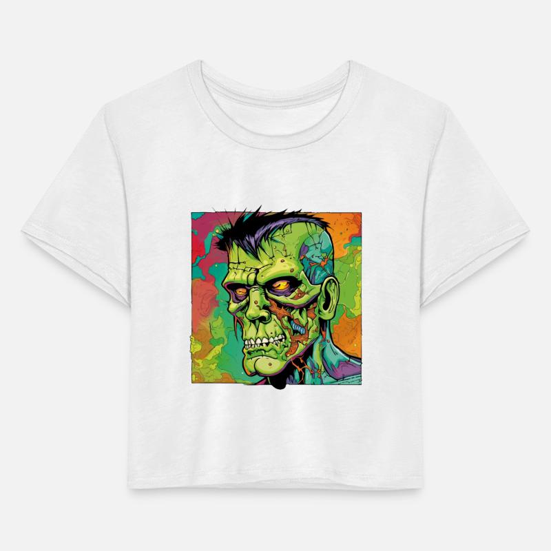 Undead Zombie Skull Head