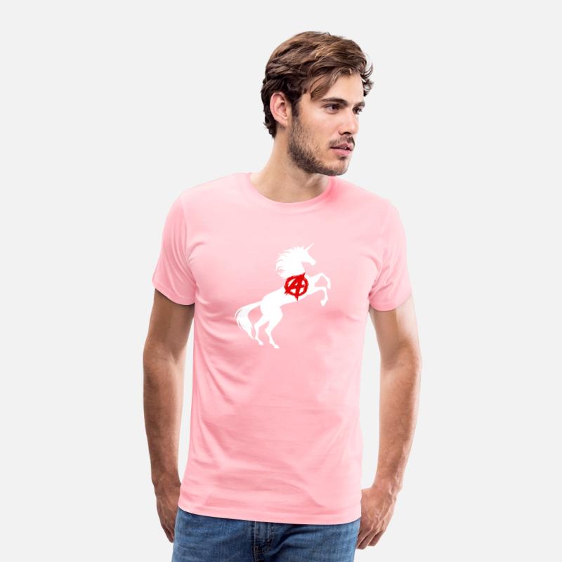 Unicorn Anarchy Symbol T-Shirt Anarchism Magical